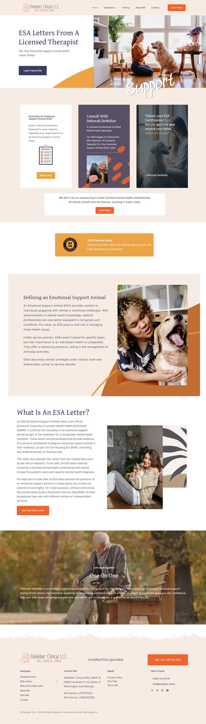New WebDesign for ESA letters